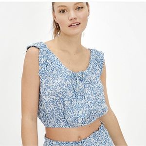 AE bubble cropped top